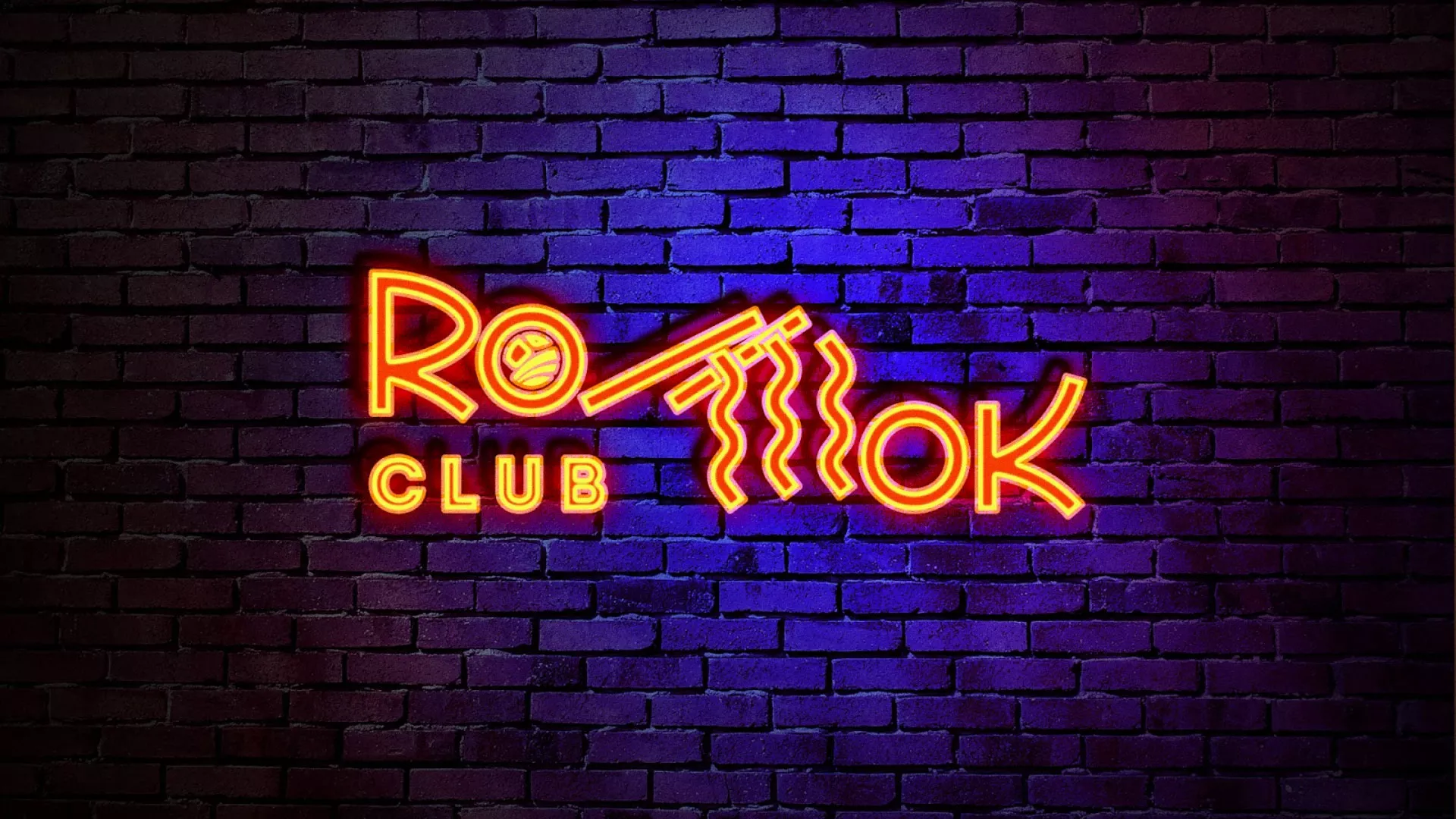 Разработка интерьерной вывески суши-бара «Roll Wok Club» в Верхнеуральске